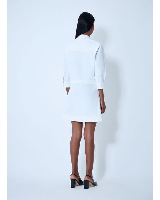 Gucci Blue Cotton Poplin Shirt With Horsebit Hardware