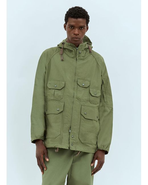 Engineered Garments Green Atlantic Parka for men
