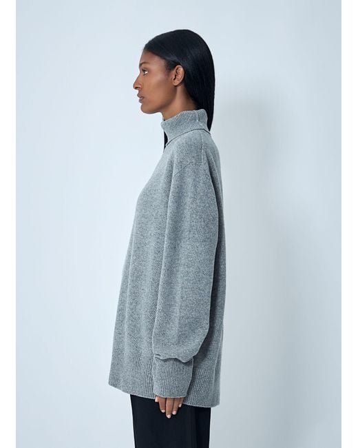 The Row Blue Stepny Sweater