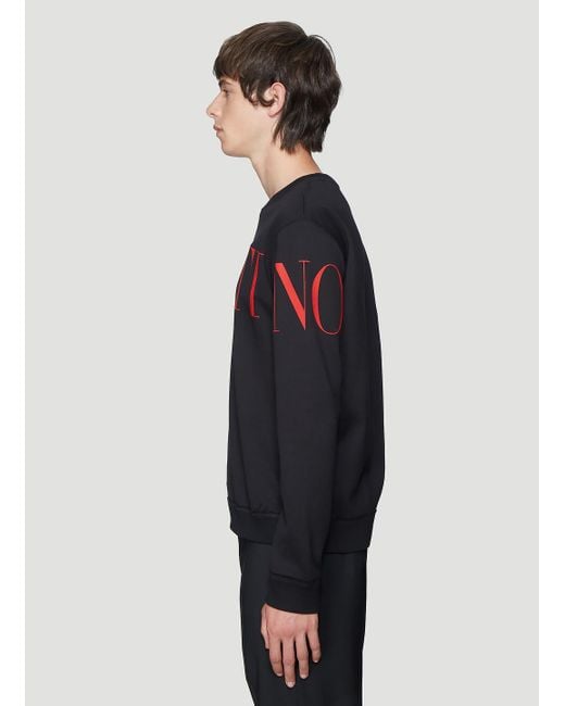 パーカー・フーディ VALENTINO SS25 Valentino Sweaters Black (6V3MF28N AQA0NO) Valentino Garavani Hoodie (VALENTINO/パーカー・フーディ