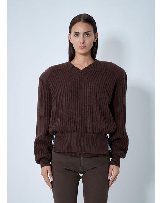 August Barron Brown Display Army Sweater