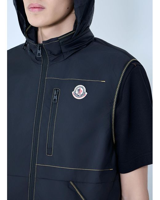 Moncler Blue Ansiei Vest for men
