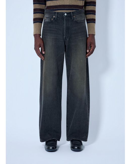 Ssstein Blue Loose Denim Jeans for men