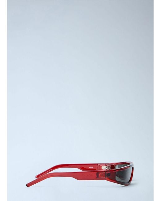 Rick Owens White Fog Sunglasses for men