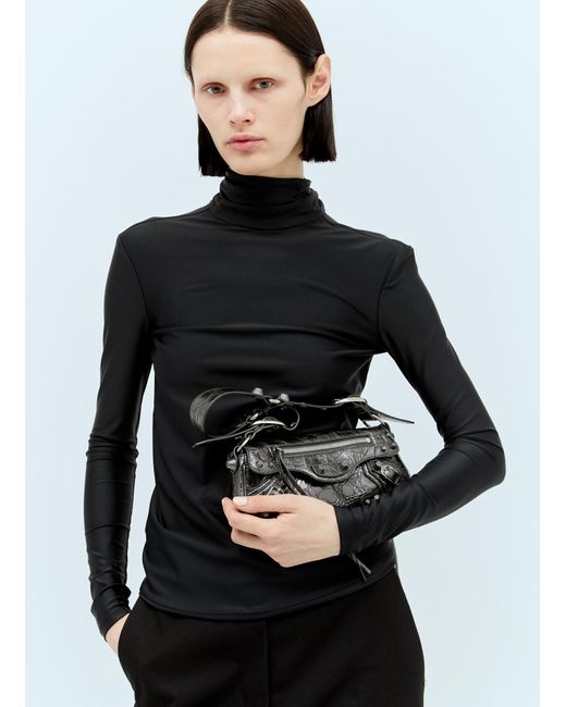 Balenciaga Black Le Cagole Xs Sling Shoulder Bag