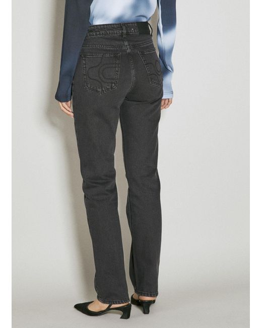 Eytys Gray Orion Zip Jeans