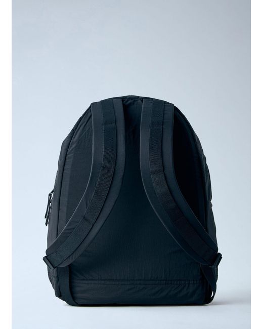 Stone Island Blue Nylon Backpack With Front Zip Pocket for men