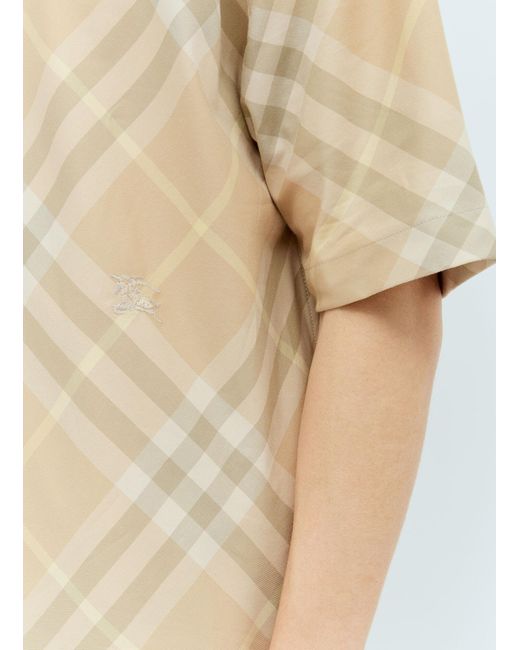 Burberry Natural Check Short-sleeve Shirt for men