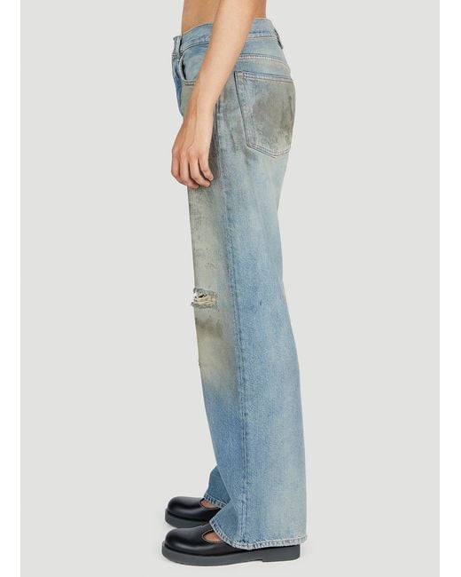 Acne Blue Worn