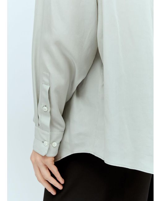 Lemaire Gray Double Pocket Shirt for men