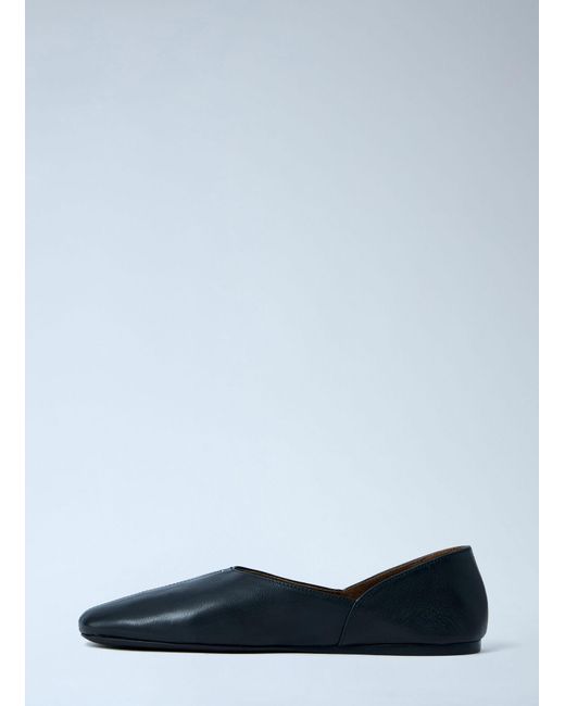 Khaite Black Jane Flat Shoes