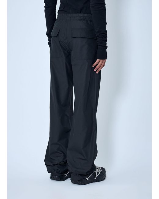 Moncler Blue Rick Owens Elasticated Drawstring Pants
