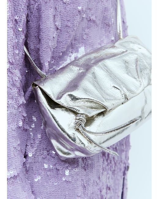 Dries Van Noten Purple Mignon Mini Shoulder Bag