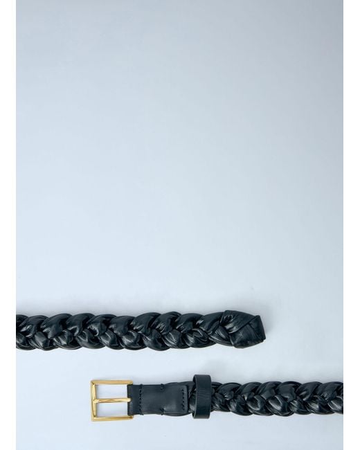 Bottega Veneta Blue Foulard Belt