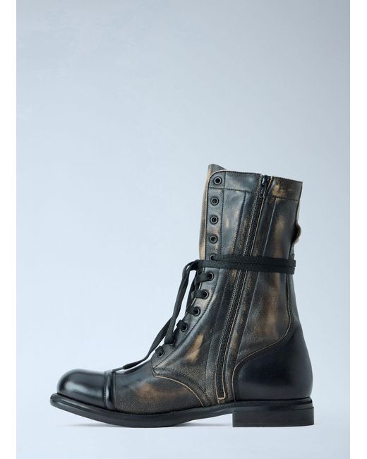 Vivienne Westwood Blue Parachute Boots for men