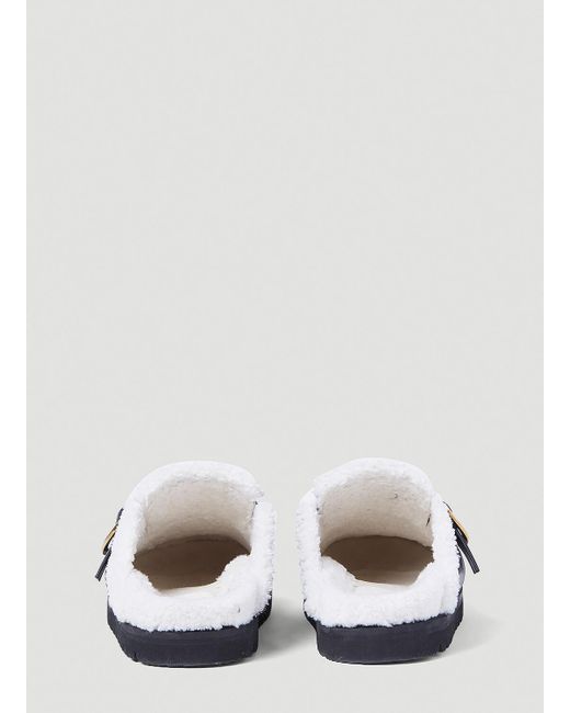 Moncler Blue Bell Mules