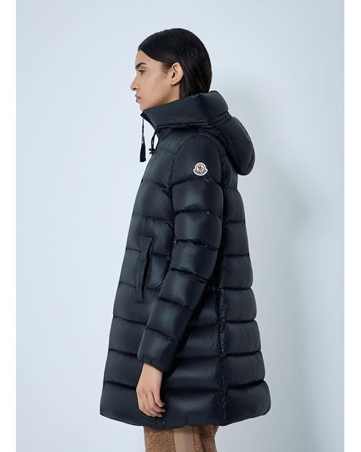 Moncler Blue Suyenne Hooded Down Jacket
