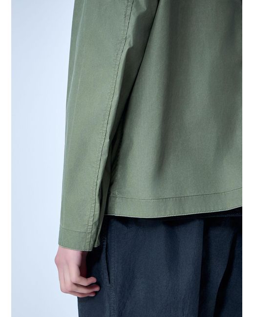 Stone Island Green Cotton Twill Field Jacket for men