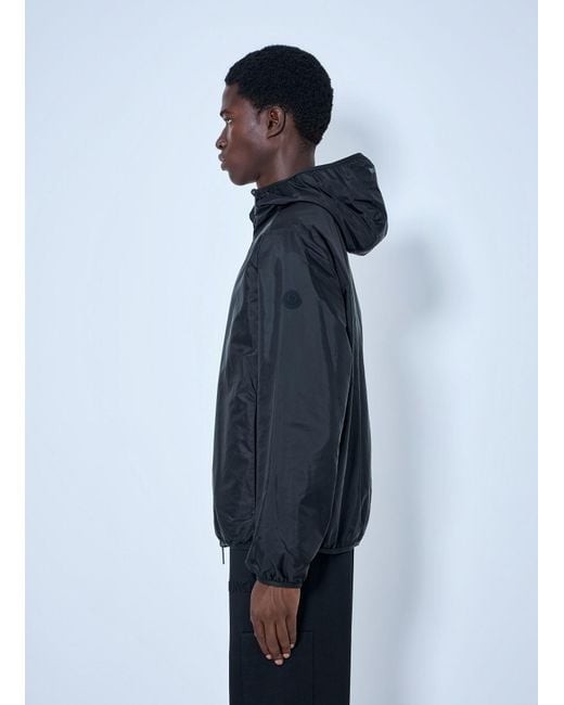 Moncler Blue Reversible Hooded Zip Jacket for men