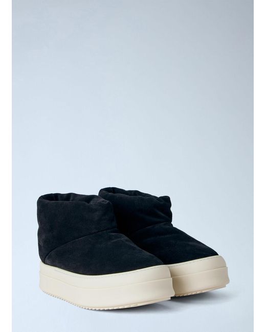 Rick Owens Blue Mega Bumper Platform Boots for men