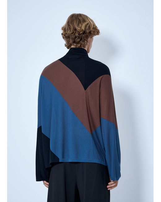 Kiko Kostadinov Blue Sigo Knit Pullover for men