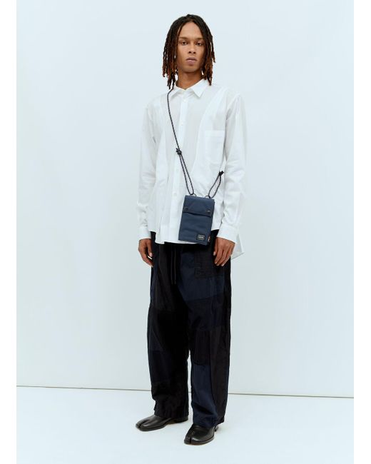 Comme des Garçons White X Porter Nylon Crossbody Bag for men