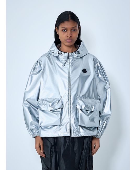 Moncler Blue Ylang Bomber Jacket