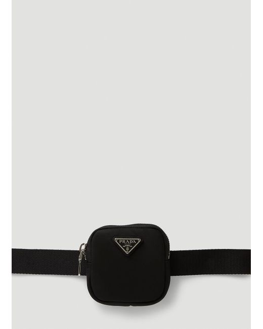 Prada Black Re-nylon Belt Bag