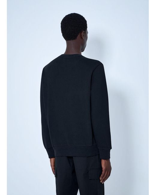 Moncler Blue Logo Motif Sweatshirt for men