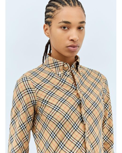 Burberry Natural Check Cotton Shirt