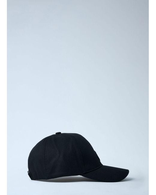 Moncler Blue Logo Motif Baseball Cap for men