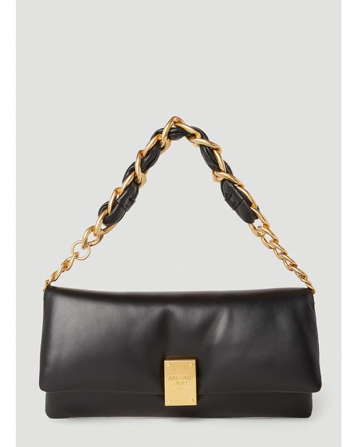 Balmain 1945 Clutch Bag in Black Lyst