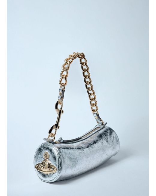 ヴィヴィアンウエストウッド CINDY CYLINDER ハンドバッグ ブラック Vivienne Westwood CINDY CYLINDER BAG | REVERSIBLE
