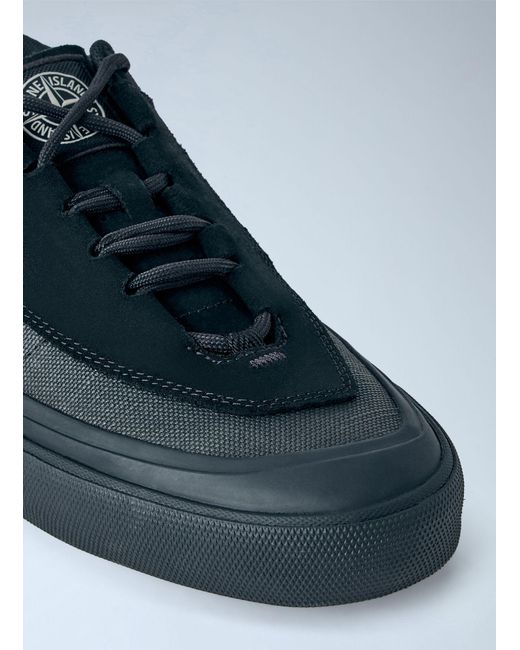 Stone Island Green Low Top Sneakers for men