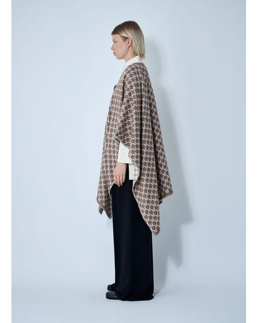 Max Mara Blue Wool-Blend Scarf