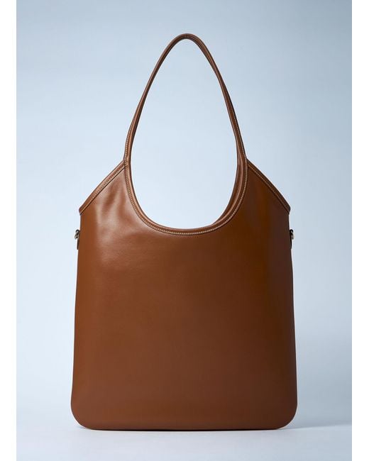 Miu Miu Brown Ivy Leather Shoulder Bag