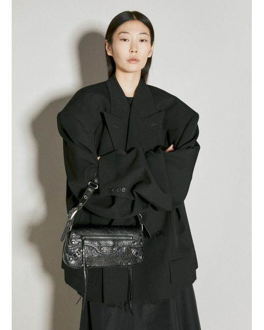 Balenciaga Gray Le Cagole Small Sling Shoulder Bag