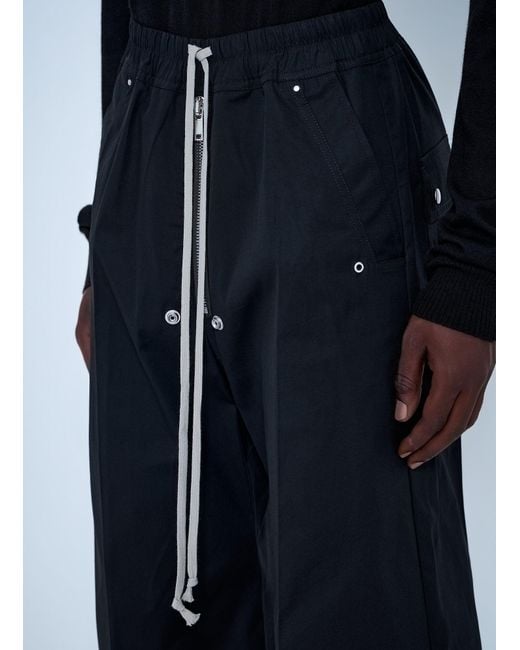 Rick Owens Blue Wide Bela Pants for men