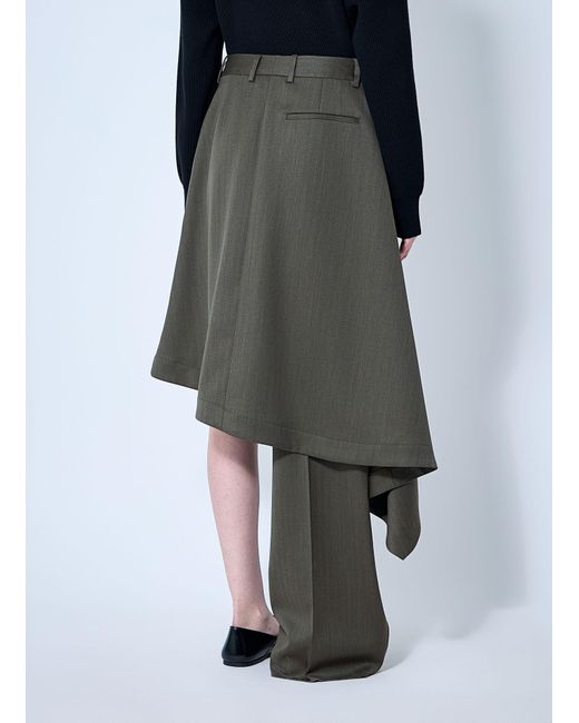Bottega Veneta Black Wool Culottes