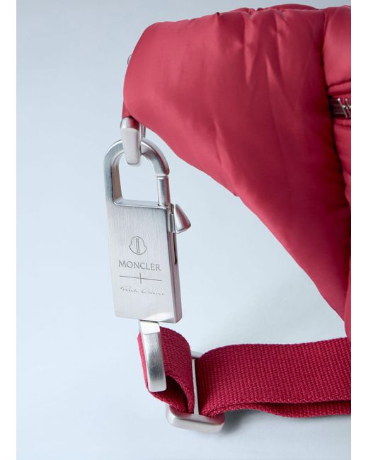 Moncler Red Rick Owens Marsupio Belt Bag