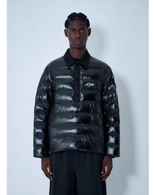 Moncler x A$AP ROCKY Blue Moncler X A$ap Rocky Padded Vardar Shirt Jacket for men