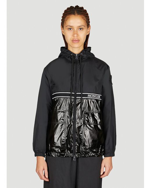 Moncler Black Komoe Rain Jacket