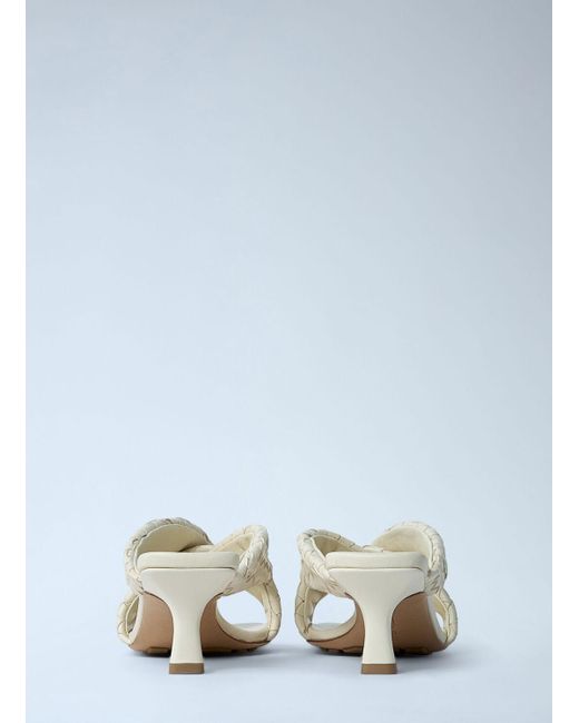 Bottega Veneta Blue Riva Mule Sandals