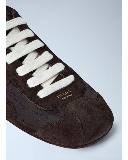 Prada White Montecarlo Re-Edition 2005 Sneakers