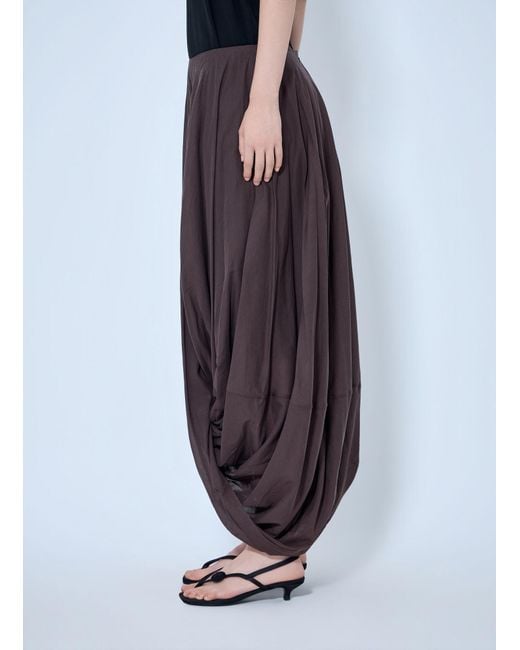 Totême Blue Cocoon Skirt