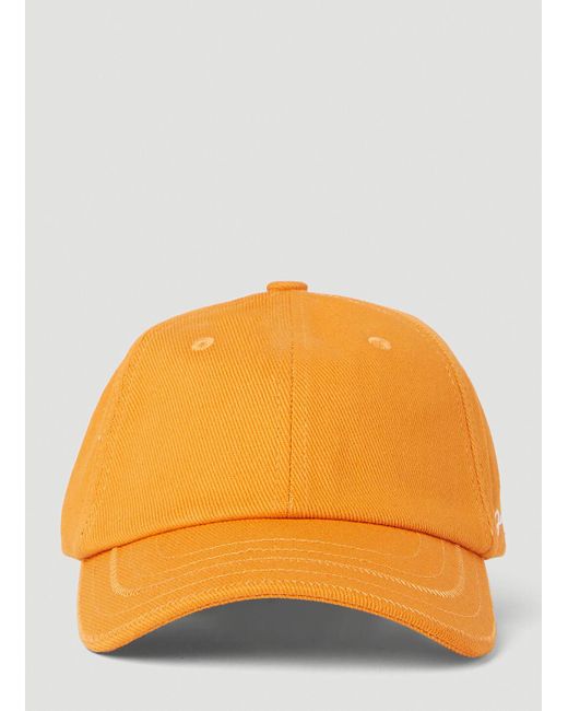 Jacquemus La Casquette Cap in Orange for Men Lyst UK