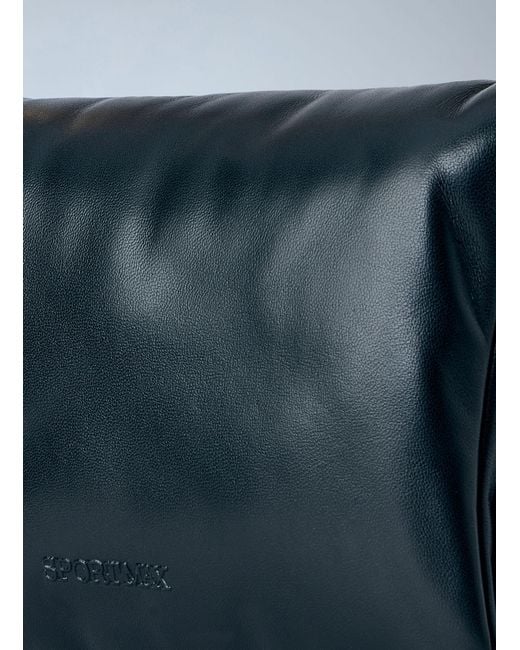 Sportmax Blue Mini Soffy Leather Handbag