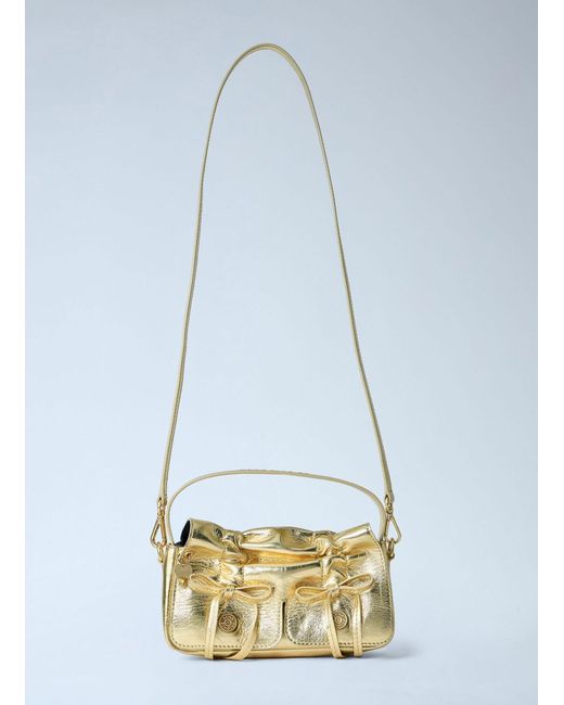 Acne Studios Women's Blue Micro Multipocket Crossbody Bag