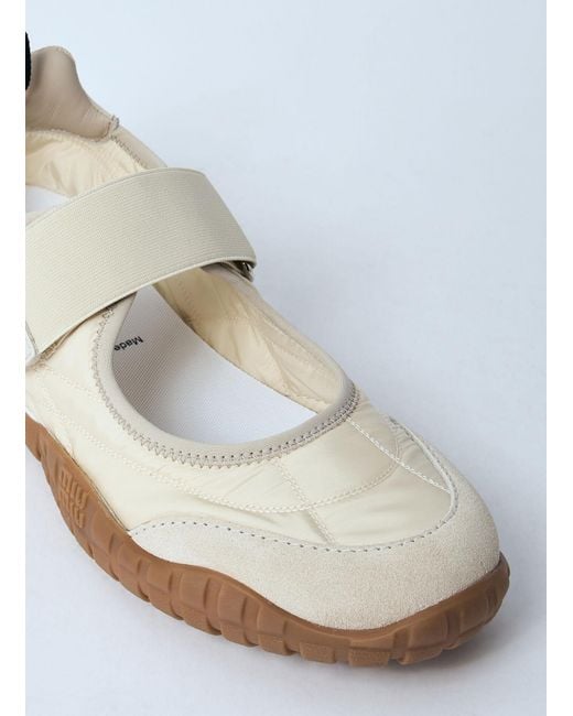 Miu Miu White Tyre Sneakers