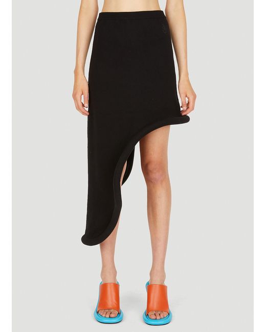 jw anderson asymmetric skirt